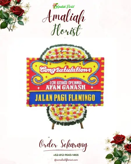 Sewa Papan Bunga Bacem